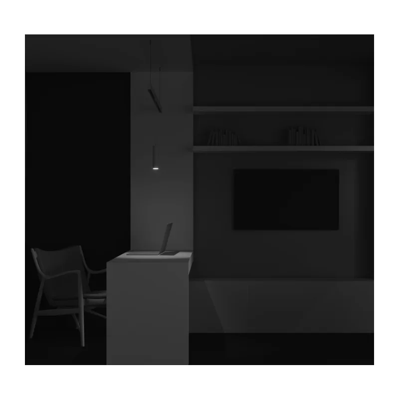 Трековый подвесной светильник VGL041-2-12W3K-W - 12 Вт LED Voltega 6