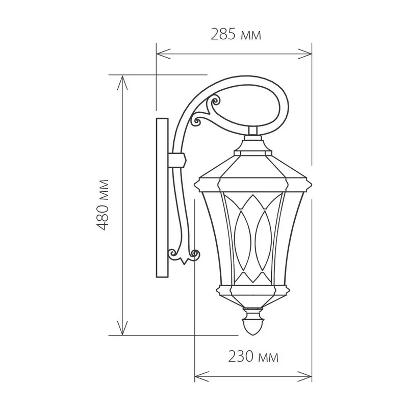 Уличный настенный светильник Virgo D капучино IP44 Virgo D капучино (арт. GLXT-1450D) Elektrostandard 5