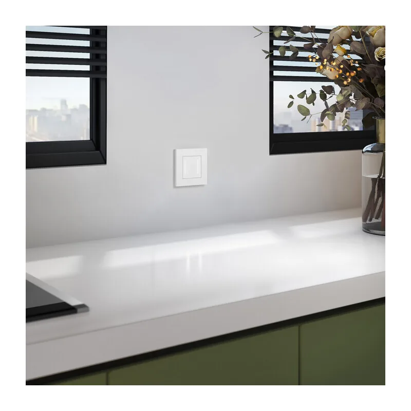 W0012961/ Рамка на 1 пост Slab (белый софт) 5