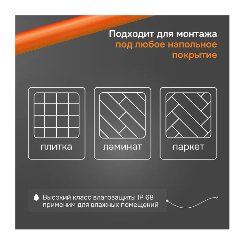 Нагревательный мат Welrok Mat - 600 - 8 - 80,77 - Welrok Mat 4 м2 0,600 кВт 6