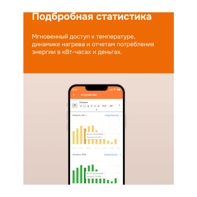 Умный Wi-Fi терморегулятор для теплого пола Welrok az atl 6