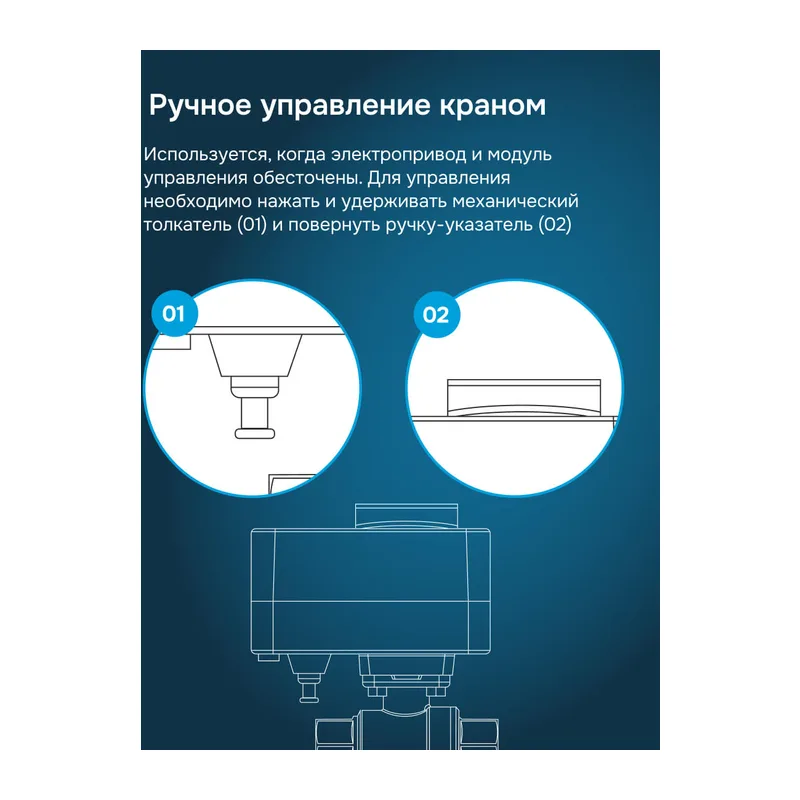 Шаровой кран с электроприводом Welrok sp нерж. DN32 (1 1/4") 6