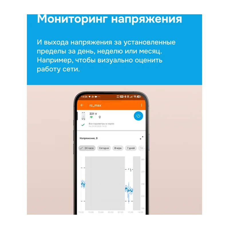 Реле напряжения Welrok D2W-63 6