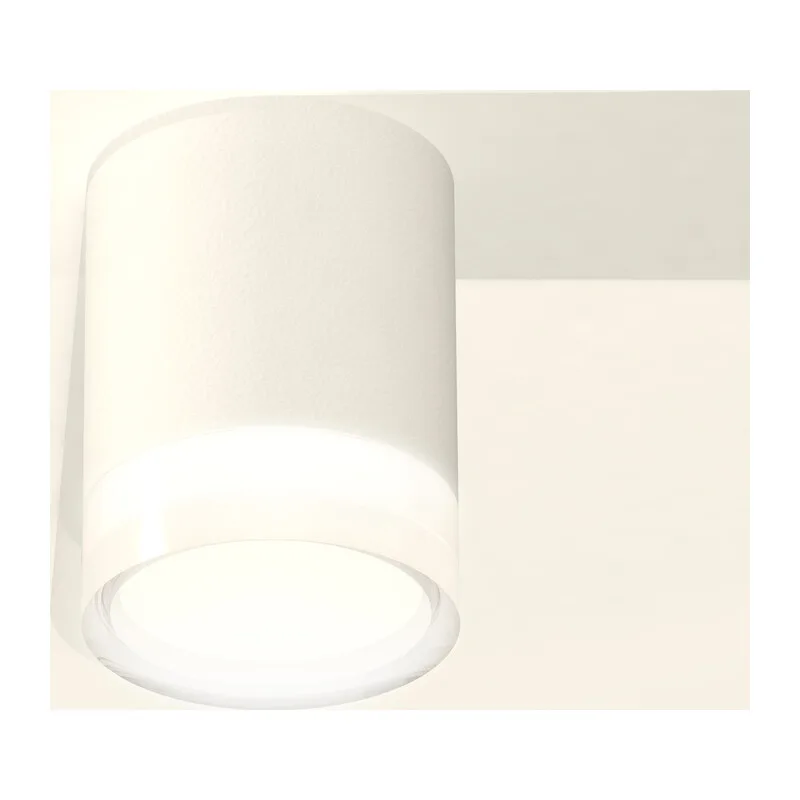 Накладной точечный светильник 1*GU5.3 (комплект) XS6301064 SWH/FR/CL белый песок/белый матовый/прозрачный MR16 GU5.3 (C6301, N6241) Ambrella Light 3