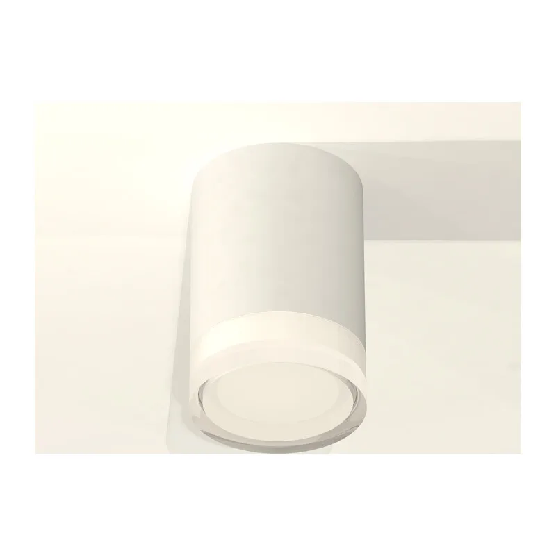 Накладной точечный светильник 1*GU5.3 (комплект) XS7421023 SWH/FR/CL белый песок/белый матовы/прозрачный MR16 GU5.3 (C7421, N7160) Ambrella Light 3
