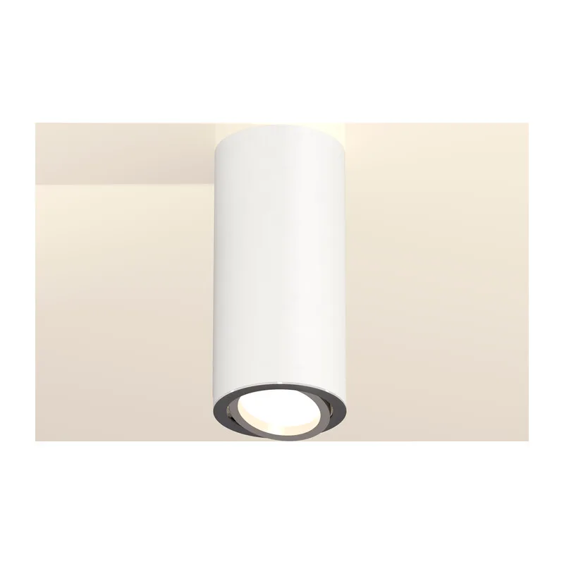 Накладной точечный светильник 1*GU5.3 (комплект) XS7442003 SWH/PSL белый песок/серебро полированное MR16 GU5.3 (C7442, N7003) Ambrella Light 3