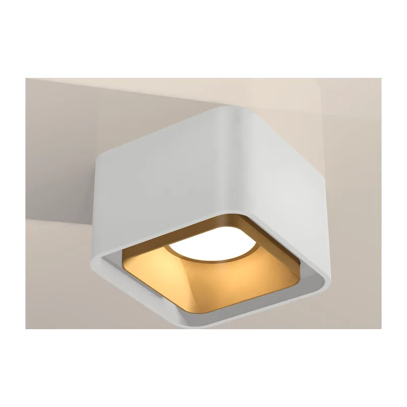 Накладной точечный светильник 1*GU5.3 (комплект) XS7832004 SWH/SGD белый песок/золото песок MR16 GU5.3 (C7832, N7704) Ambrella Light 3
