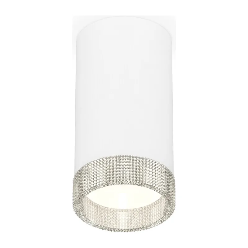 Накладной точечный светильник 1*GX53 (комплект) XS8161010 SWH/CL белый песок/прозрачный GX53 (C8161, N8480) Ambrella Light 2