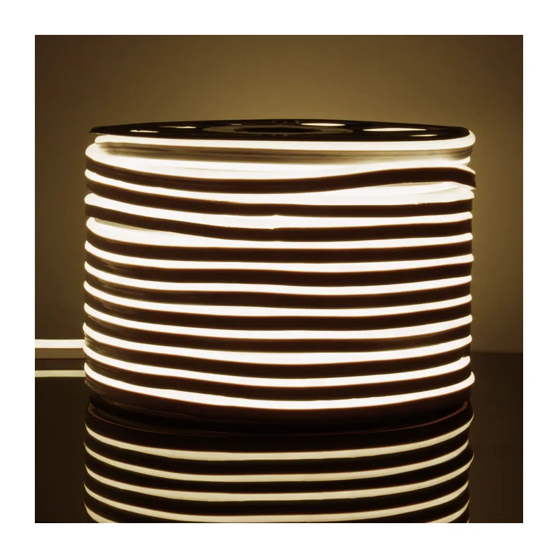 Светодиодный гибкий неон 220 В 9.6 Вт/м 120 Led/м 2835 IP67, односторонний дневной белый 4200 K, 50 м Гибкий неон 220V 9,6W 120Led 2835 IP67 односторонний дневной белый, 50 м Elektrostandard 3