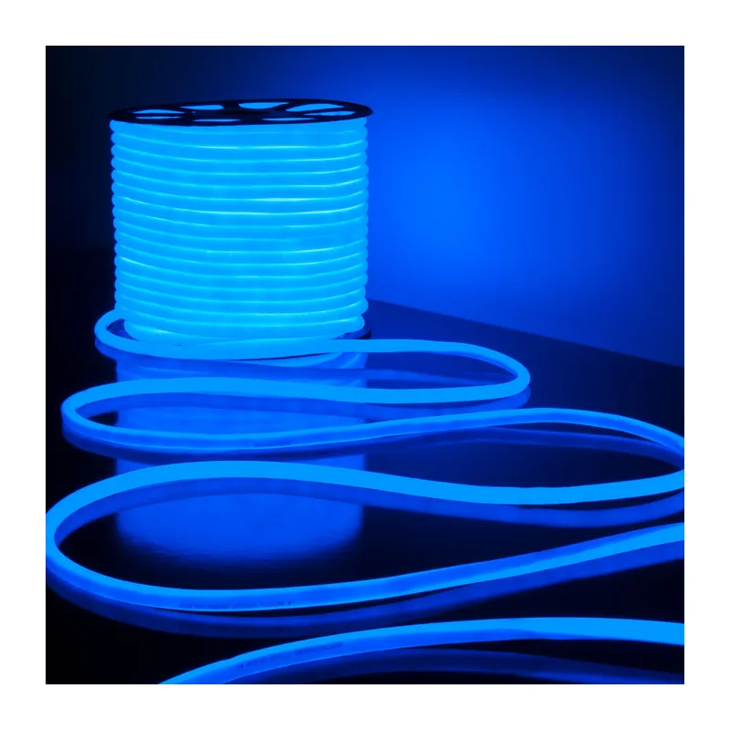 Светодиодный гибкий неон 220 В 9.6 Вт/м 144 Led/м 2835 IP67, круглый синий, 50 м Гибкий неон 220V 9,6W 144Led 2835 IP67 круглый синий, 50 м Elektrostandard 2