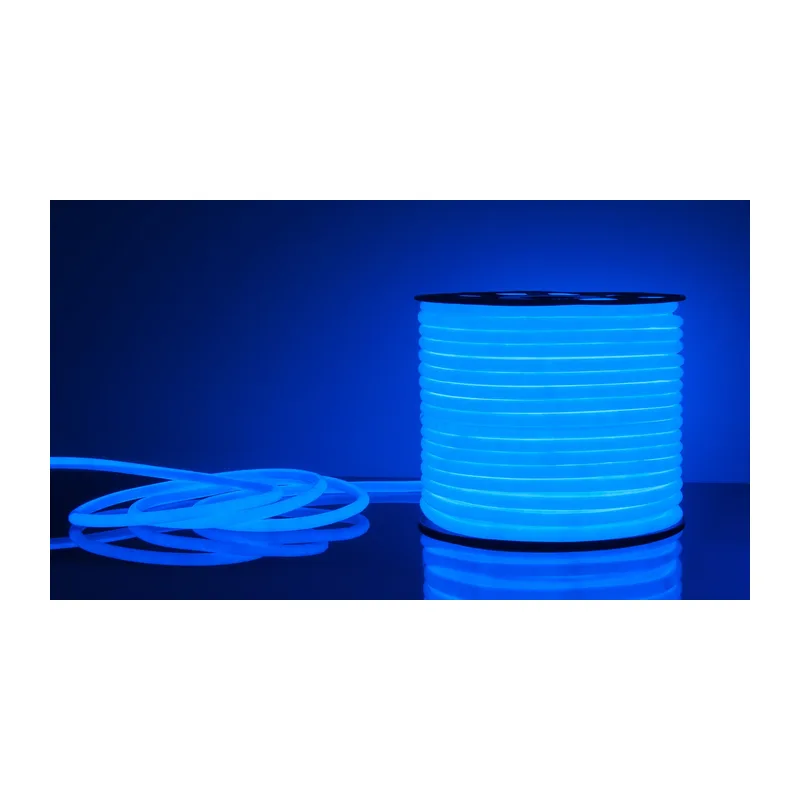 Светодиодный гибкий неон 220 В 9.6 Вт/м 144 Led/м 2835 IP67, круглый синий, 50 м Гибкий неон 220V 9,6W 144Led 2835 IP67 круглый синий, 50 м Elektrostandard 4
