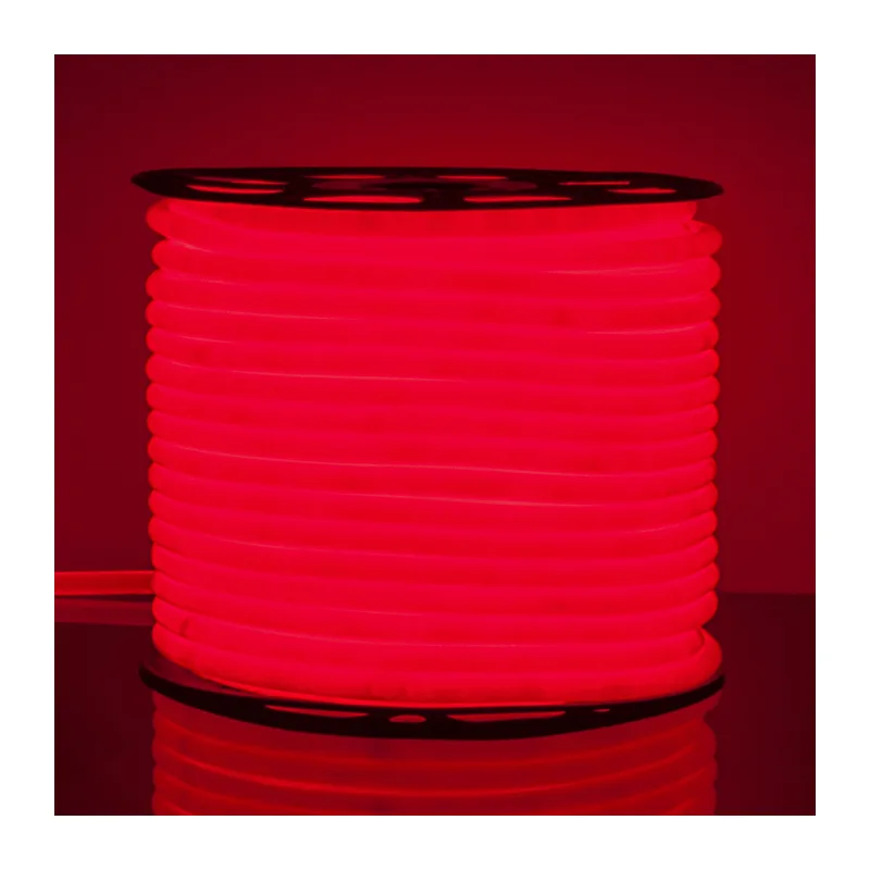 Светодиодный гибкий неон 220V 9.6W/м 144Led/м 2835 IP67 круглый, красный, 50 м Гибкий неон 220V 9,6W 144Led 2835 IP67 круглый красный, 50 м Elektrostandard 4