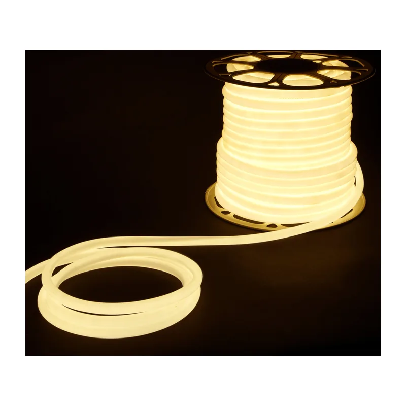 Светодиодный гибкий неон 220 В 9.6 Вт/м 144 Led/м 2835 IP67, круглый дневной белый 4200 K, 50 м Гибкий неон 220V 9,6W 144Led 2835 IP67 круглый дневной белый, 50 м Elektrostandard 4