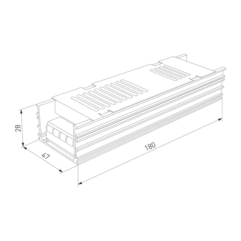 Блок питания для светодиодной ленты 12V 150W Трансформатор 12V 150W Elektrostandard 2