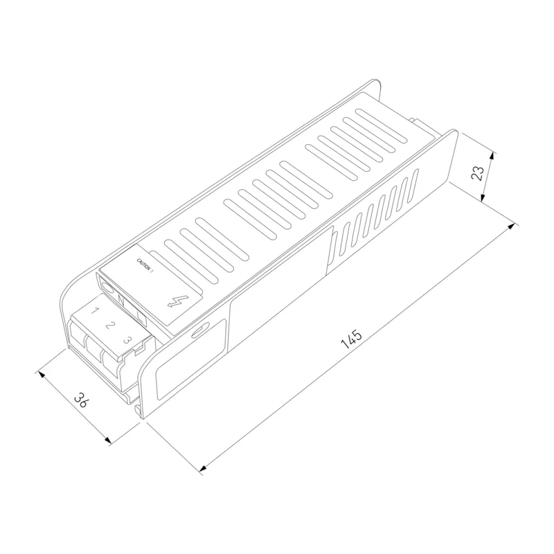 Блок питания для светодиодной ленты 12V 60W Трансформатор 12V 60W Elektrostandard 2