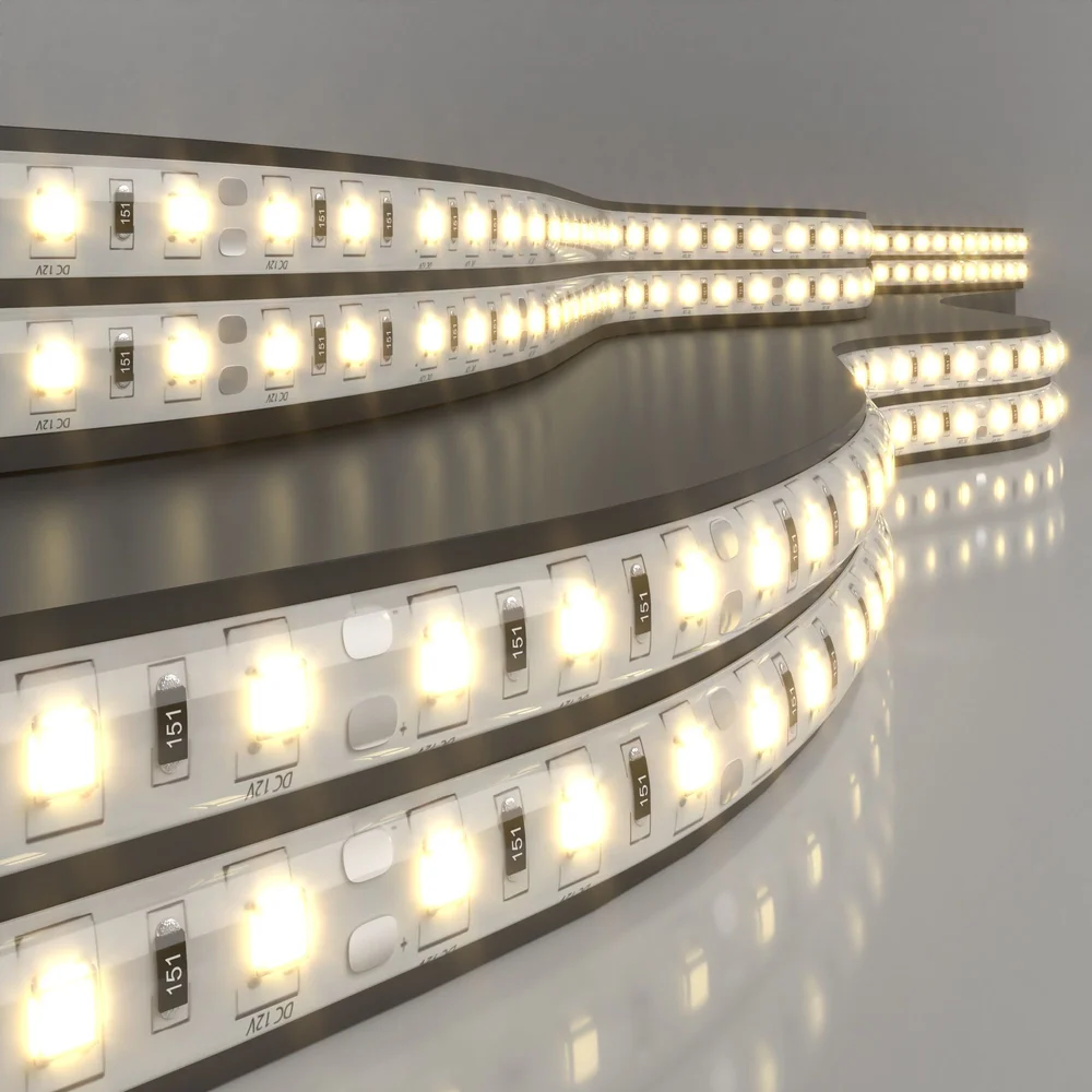 Светодиодная лента 12 В 14,4 Вт/м 60 Led/м 5050 IP65, теплый белый 3300К, 5 м Лента светодиодная 12V 14,4W 60Led 5050 IP65 теплый белый, 5м Elektrostandard