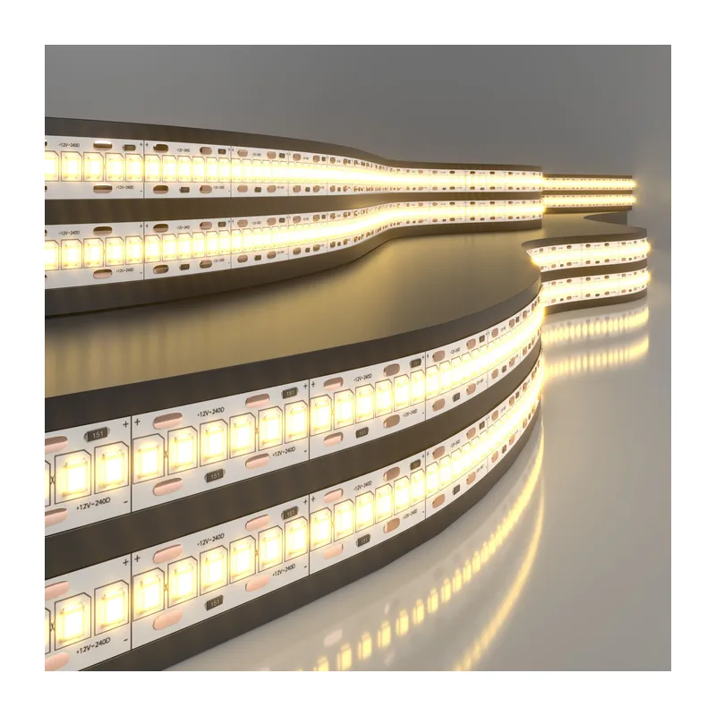 Светодиодная лента 12 В 24 Вт/м 240 Led/м 2835 IP20, теплый белый 3300 K, 5 м Лента светодиодная 12V 16W 240Led 2835 IP20 тёплый белый, 5м Elektrostandard