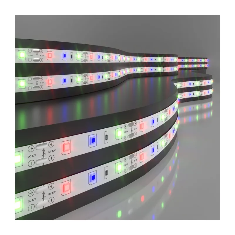 Светодиодная лента 12 В 4,8 Вт/м 60 Led/м 2835 IP20, RGB, 5 м Лента светодиодная 12V 4,8W 60Led 2835 IP20 RGB, 5м Elektrostandard