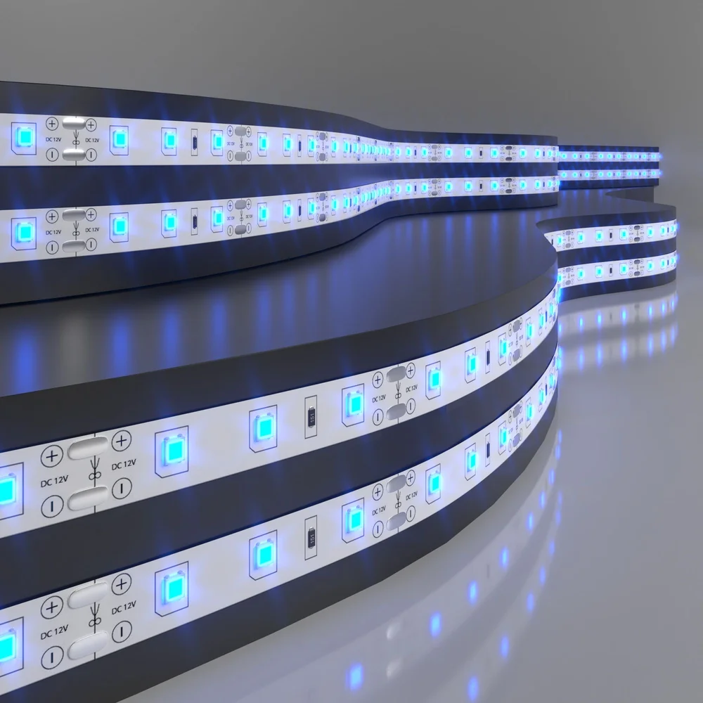 Светодиодная лента 12 В 4,8 Вт/м 60 Led/м 2835 IP20, синий, 5 м Лента светодиодная 12V 4,8W 60Led 2835 IP20 синий, 5м Elektrostandard