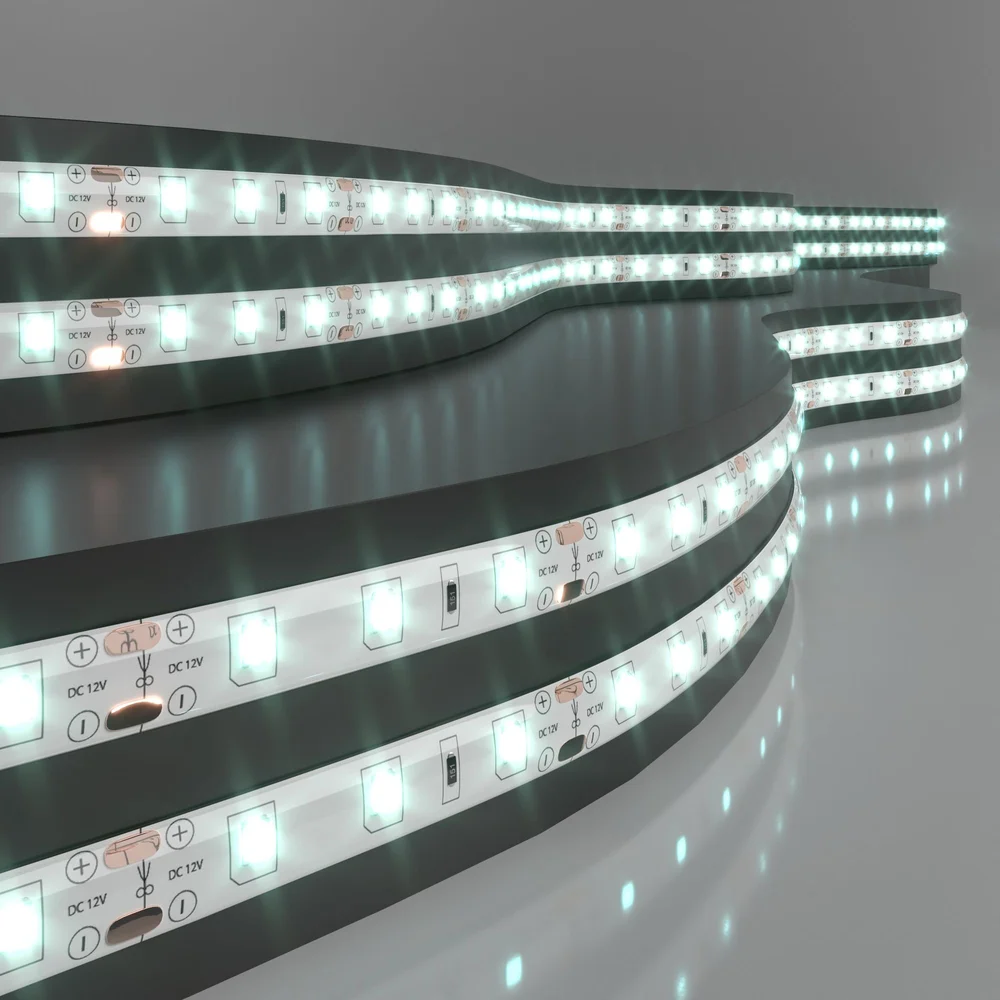 Светодиодная лента 12 В 4,8 Вт/м 60 Led/м 2835 IP65, холодный белый 6500К, 5 м Лента светодиодная 12V 4,8W 60Led 2835 IP65 холодный белый, 5м Elektrostandard