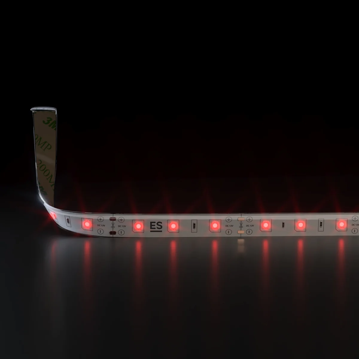 Светодиодная лента 12 В 4.8 Вт/м 60 Led/м 2835 IP65, красный, 5 м Лента светодиодная 12V 4,8W 60Led 2835 IP65 красный, 5м Elektrostandard 2