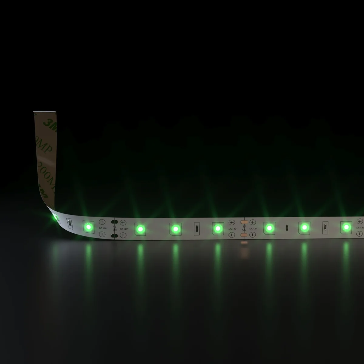 Светодиодная лента 12 В 4,8 Вт/м 60 Led/м 2835 IP20, зеленый, 5 м Лента светодиодная 12V 4,8W 60Led 2835 IP20 зеленый, 5м Elektrostandard 2