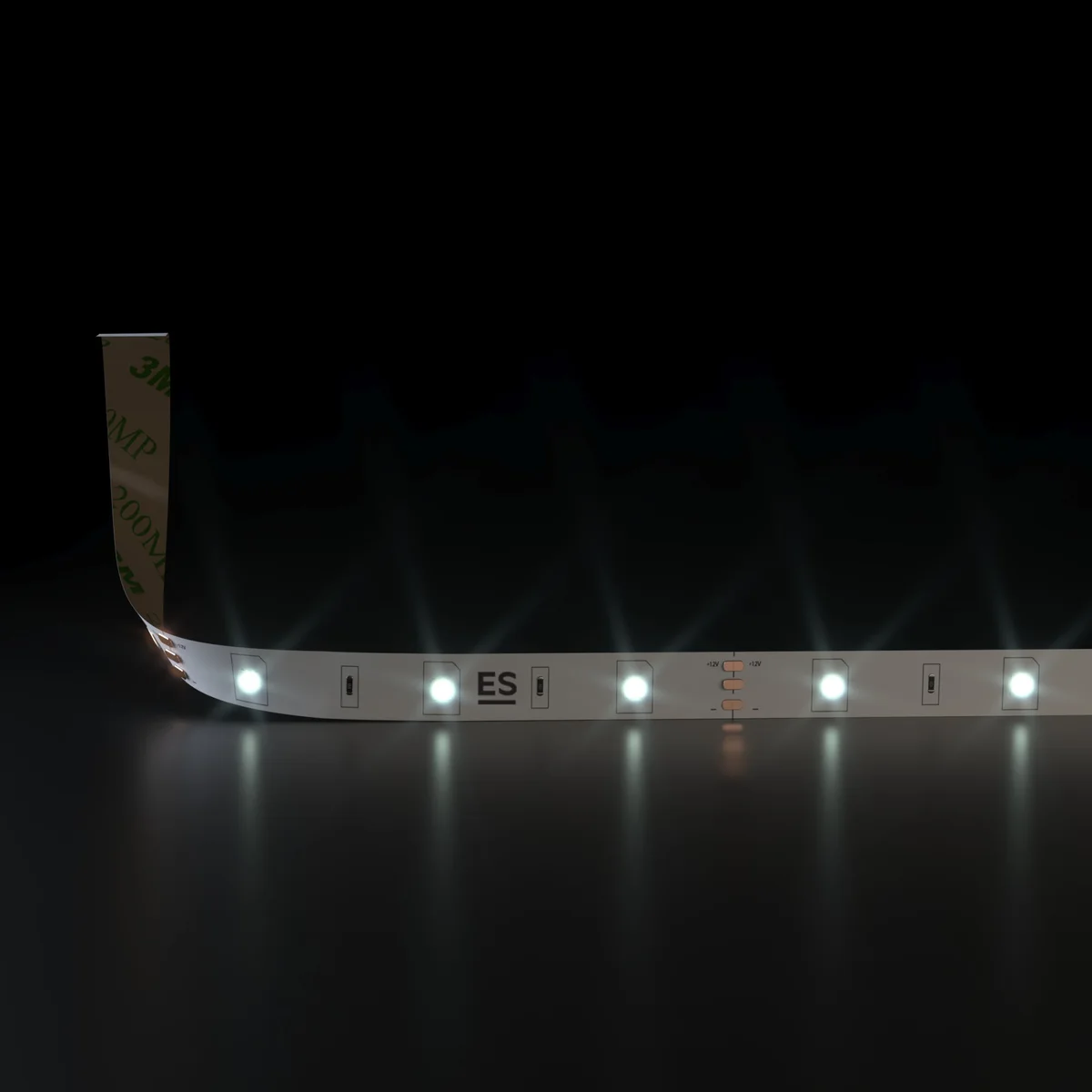 Светодиодная лента 12 В 7,2 Вт/м 30 Led/м 5050 IP20, дневной белый 4200К, 5 м Лента светодиодная 12V 7,2W 30Led 5050 IP20 дневной белый, 5м Elektrostandard 2