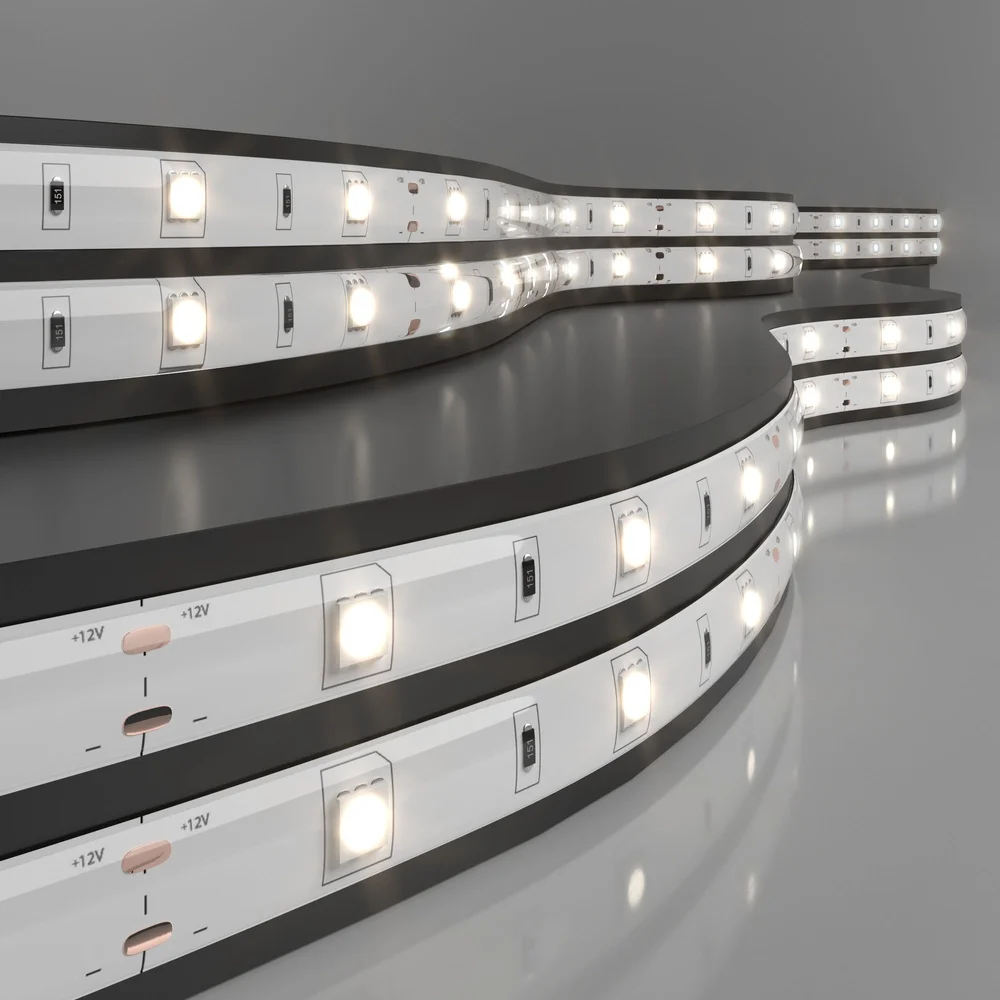 Светодиодная лента 12 В 7,2 Вт/м 30 Led/м 5050 IP65, дневной белый 4200К, 5 м Лента светодиодная 12V 7,2W 30Led 5050 IP65 дневной белый, 5м Elektrostandard