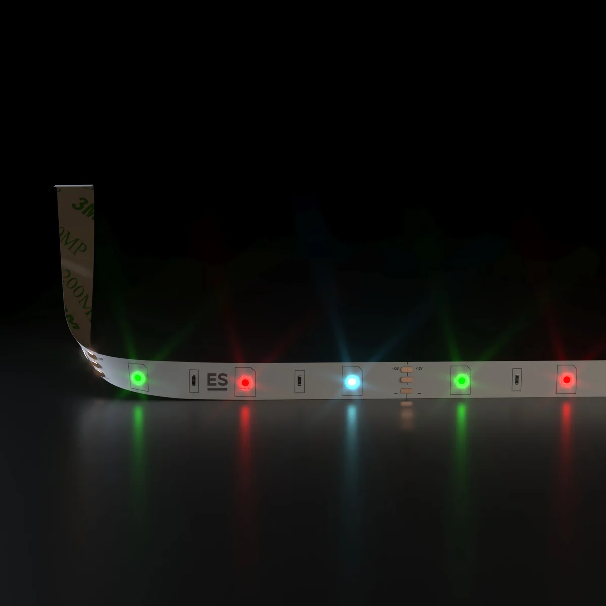Светодиодная лента Бегущая волна 12 В 7,2 Вт/м 30 Led/м 5050 IP20, RGB 5 м Лента светодиодная 12V 7,2W 30Led 5050 IP20 бегущая волна, 5м Elektrostandard 2