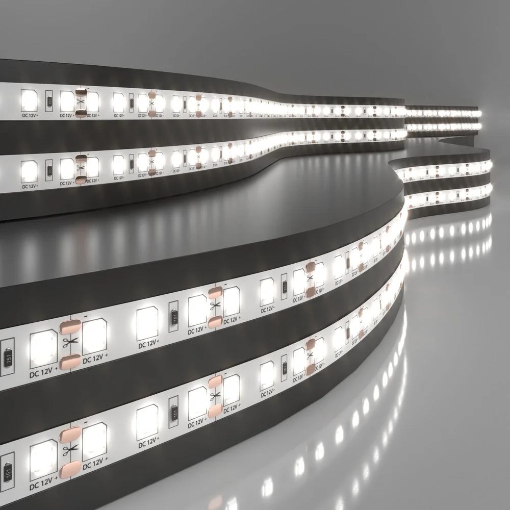 Светодиодная лента 12 В 9,6 Вт/м 120 Led/м 2835 IP20, дневной белый 4200К, 5 м Лента светодиодная 12V 9,6W 120Led 2835 IP20 дневной белый, 5м Elektrostandard