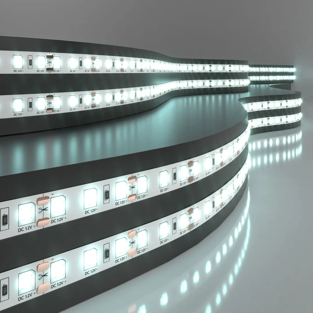 Светодиодная лента 12 В 9.6 Вт/м 120 Led/м 2835 IP20, холодный белый 6500К, 5 м Лента светодиодная 12V 9,6W 120Led 2835 IP20 холодный белый, 5м Elektrostandard