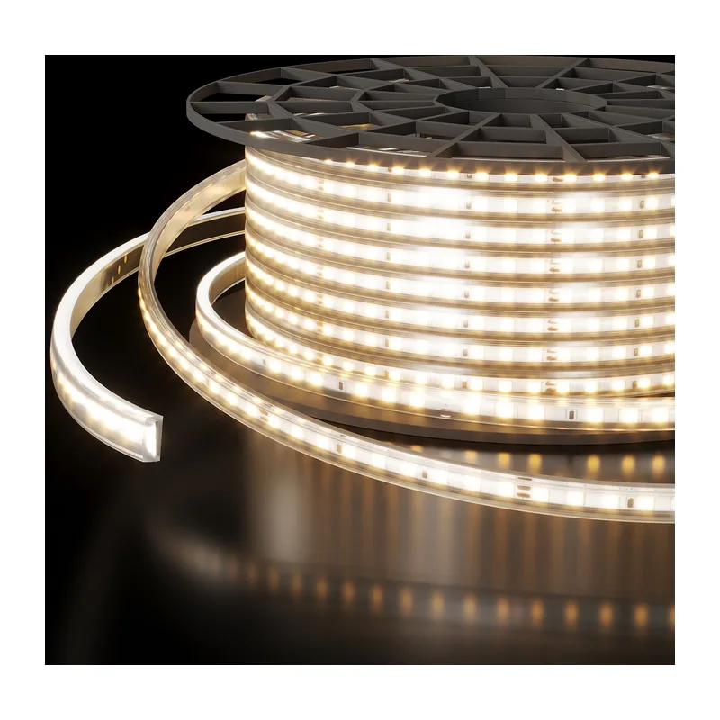 Светодиодная лента 220 В 14,4 Вт/м 120 Led/м 2835 IP65, дневной белый 4200K, 50 м Лента светодиодная 220V 14,4W 120Led 2835 IP65 дневной белый, 50 м Elektrostandard