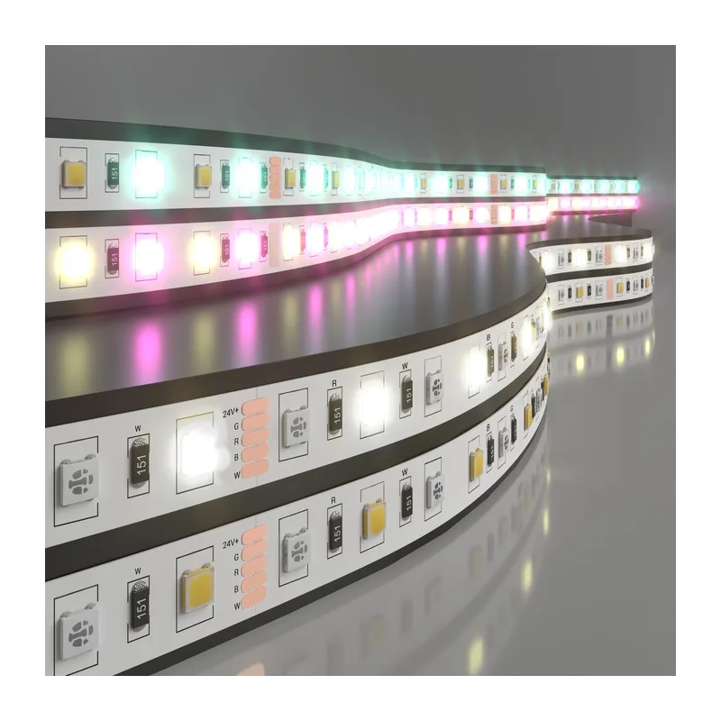 Светодиодная лента 24 В 14,4 Вт/м 60 Led/м 5050+5050 IP20, MIX RGB/дневной белый 4200K, 5 м Лента светодиодная 24V 14,4W 60Led 5050+5050 IP20 MIX RGB/дневной белый, 5м Elektrostandard