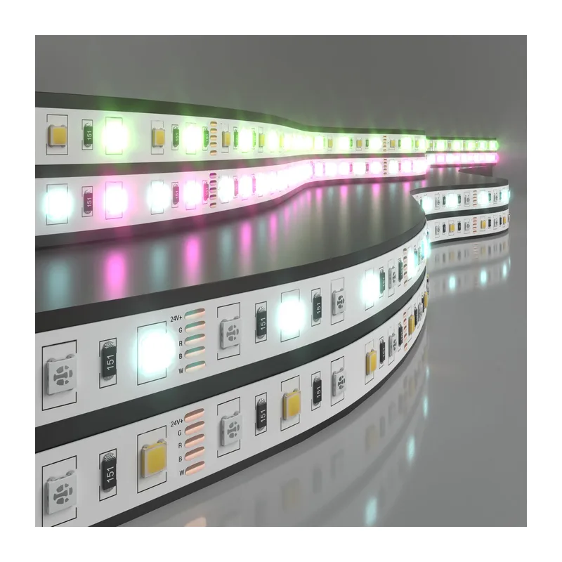Светодиодная лента 24 В 14,4 Вт/м 60 Led/м 5050+5050 IP20, MIX RGB/холодный белый, 5 м Лента светодиодная 24V 14,4W 60Led 5050+5050 IP20 MIX RGB/холодный белый, 5м Elektrostandard