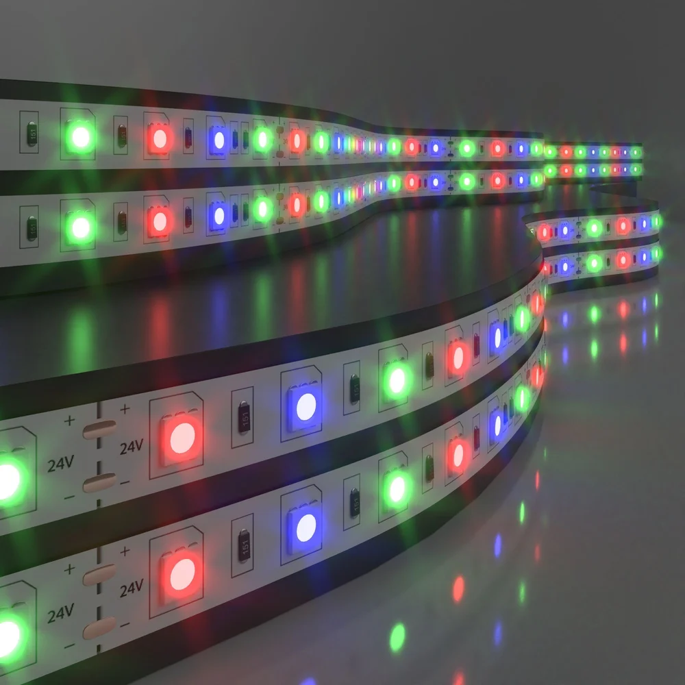 Светодиодная лента 24 В 14,4 Вт/м 60 Led/м 5050 IP20, RGB, 5 м Лента светодиодная 24V 14,4W 60Led 5050 IP20 RGB, 5м Elektrostandard