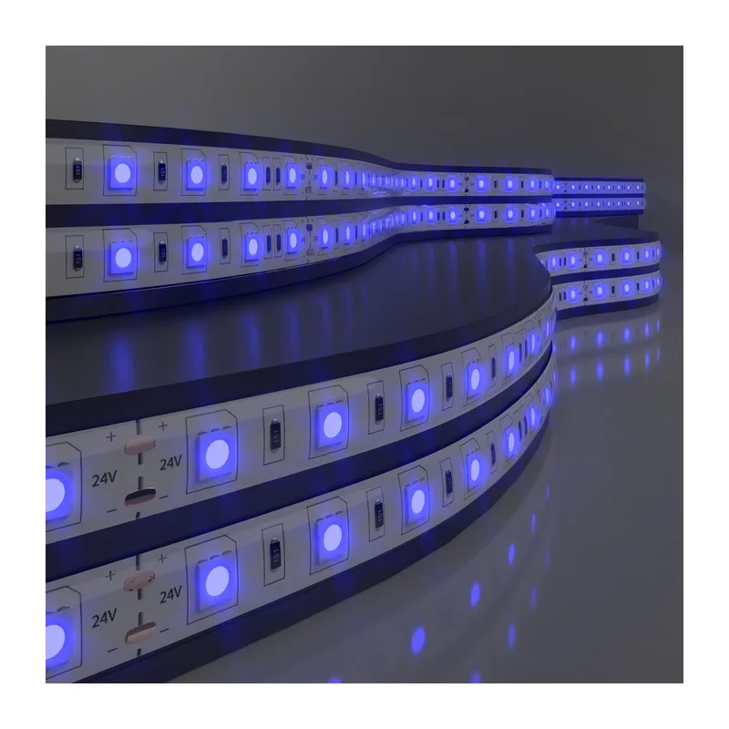 Светодиодная лента 24 В 14,4 Вт/м 60 Led/м 5050 IP20, синий, 5 м Лента светодиодная 24V 14,4W 60Led 5050 IP20 синий, 5м Elektrostandard