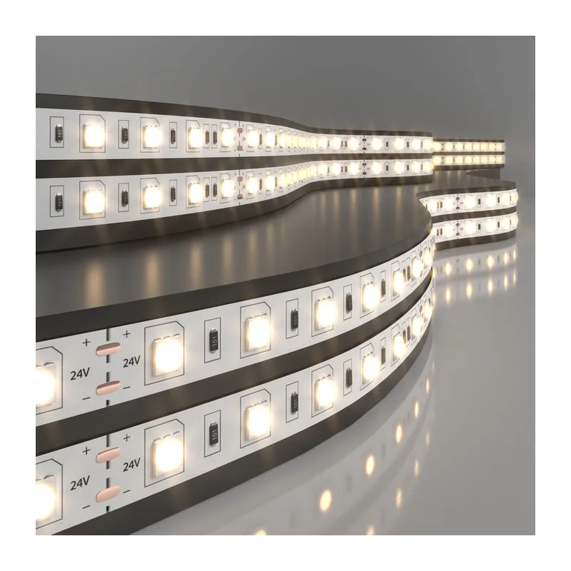 Светодиодная лента 24 В 14,4 Вт/м 60 Led/м 5050 IP20, теплый белый 3300K, 5 м Лента светодиодная 24V 14,4W 60Led 5050 IP20 теплый белый, 5м Elektrostandard