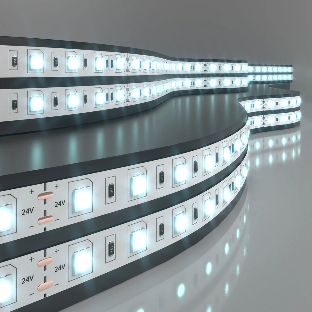 Светодиодная лента 24 В 14,4 Вт/м 60 Led/м 5050 IP20, холодный белый 6500K, 5 м Лента светодиодная 24V 14,4W 60Led 5050 IP20 холодный белый, 5м Elektrostandard
