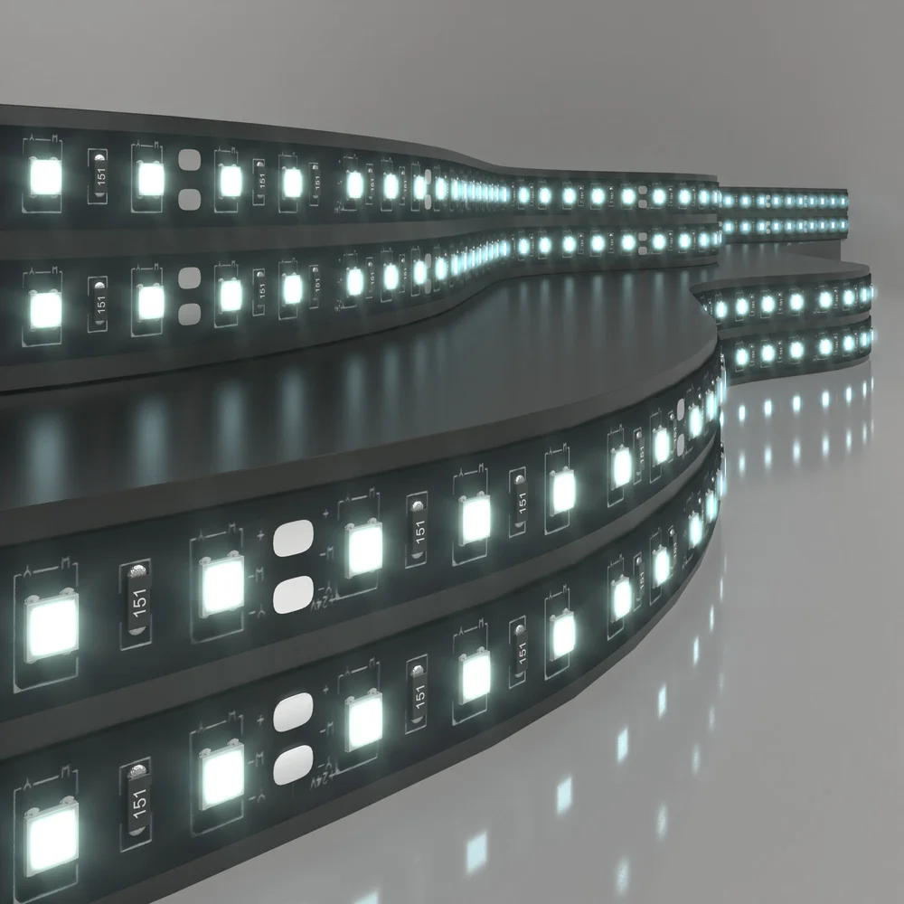 Светодиодная лента 24 В 14,4 Вт/м 60 Led/м 5050 IP20, холодный белый 6500K, Black, 5 м Лента светодиодная 24V 14,4W 60Led 5050 IP20 холодный белый, Black, 5м Elektrostandard