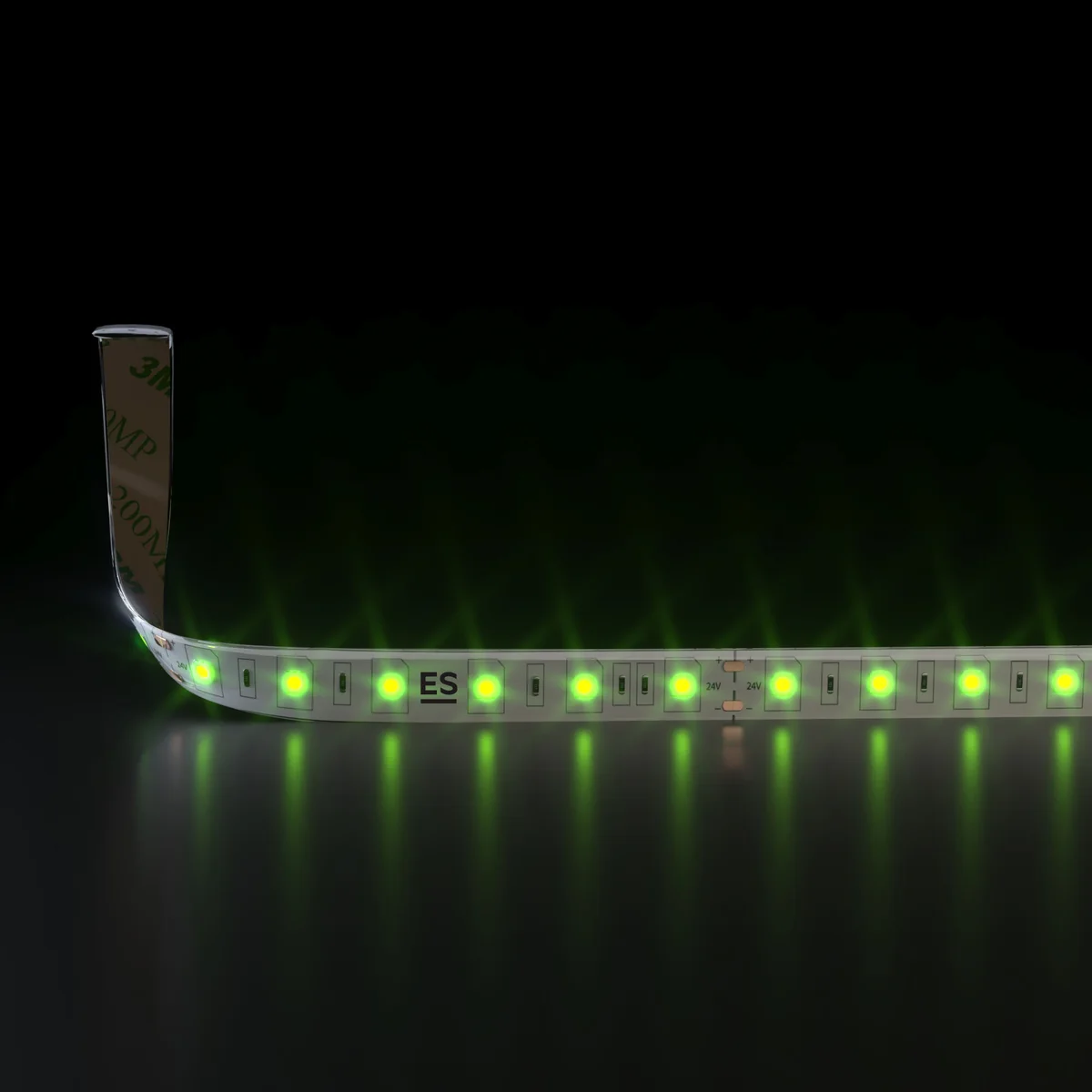 Светодиодная лента 24 В 14,4 Вт/м 60 Led/м 5050 IP65, зеленый, 5 м Лента светодиодная 24V 14,4W 60Led 5050 IP65 зеленый, 5м Elektrostandard 2