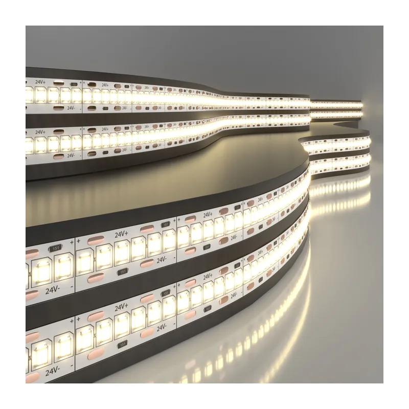 Светодиодная лента 24 В 24 Вт/м 240 Led/м 2835 IP20, теплый белый 3300K, 5 м Лента светодиодная 24V 24W 240Led 2835 IP20 тёплый белый, 5м Elektrostandard