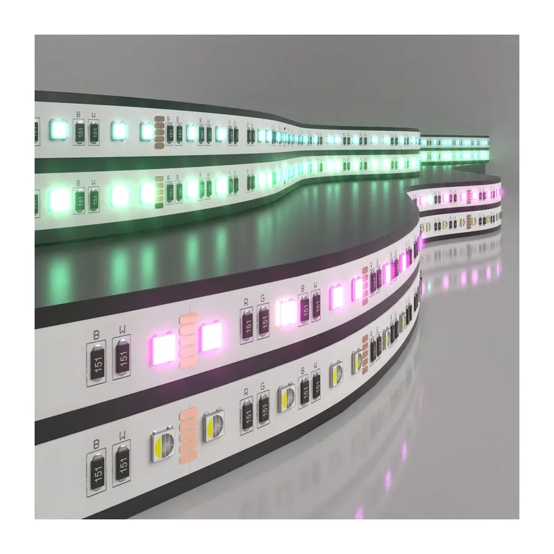 Светодиодная лента 24 В 24 Вт/в 60 Led/м 5050 IP20, MIX RGB/холодный белый 6500K, 5 м Лента светодиодная 24V 24W 60Led 5050 IP20 MIX RGB/холодный белый, 5м Elektrostandard