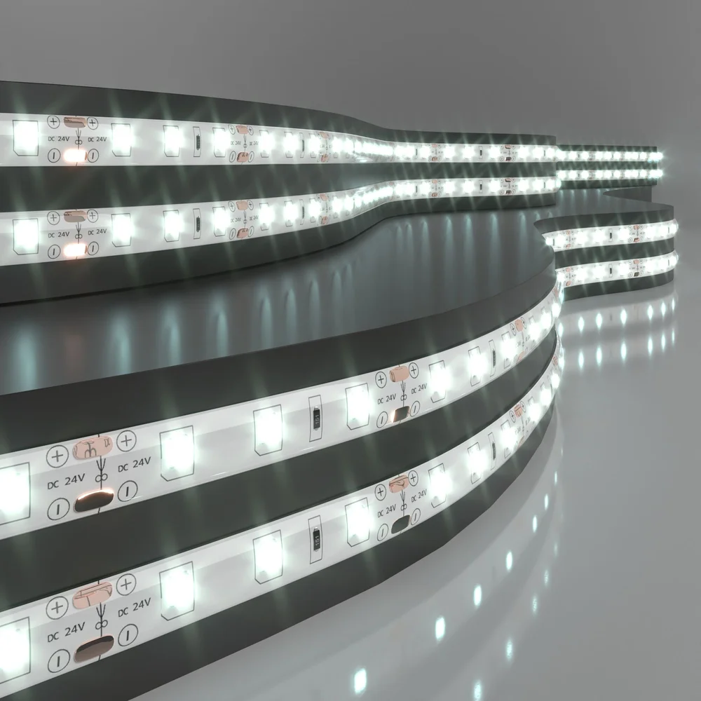 Светодиодная лента 24 В 4,8 Вт/м 60 Led/м 2835 IP65, холодный белый 6500K, 5 м Лента светодиодная 24V 4,8W 60Led 2835 IP65 холодный белый, 5м Elektrostandard