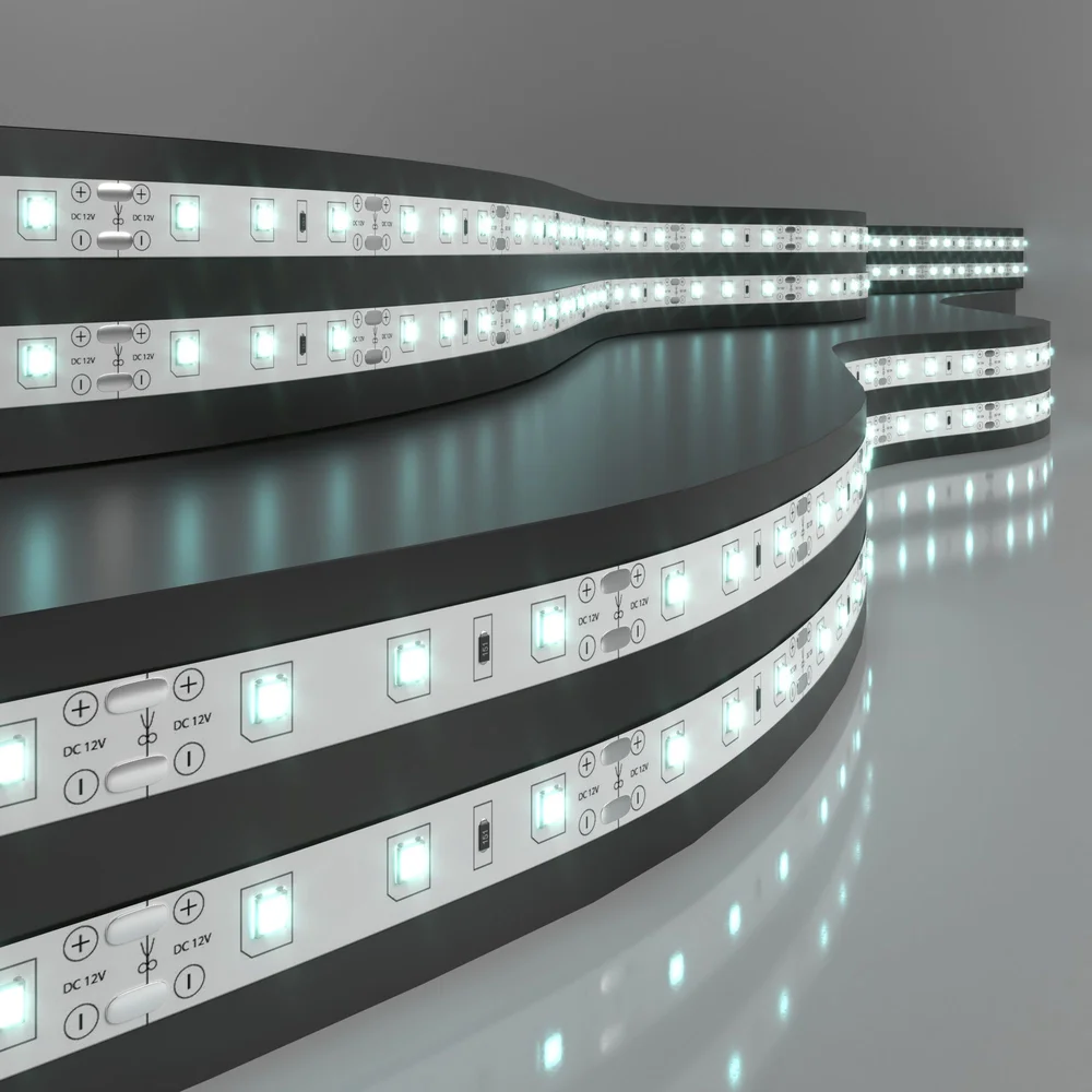 Комплект светодиодной ленты 12 В 4,8 Вт/м 60 Led/м 2835 IP20, холодный белый свет 6500К, 5 м Набор светодиодной ленты 12V 4,8W 60Led 2835 IP20 холодный белый, 5м Elektrostandard