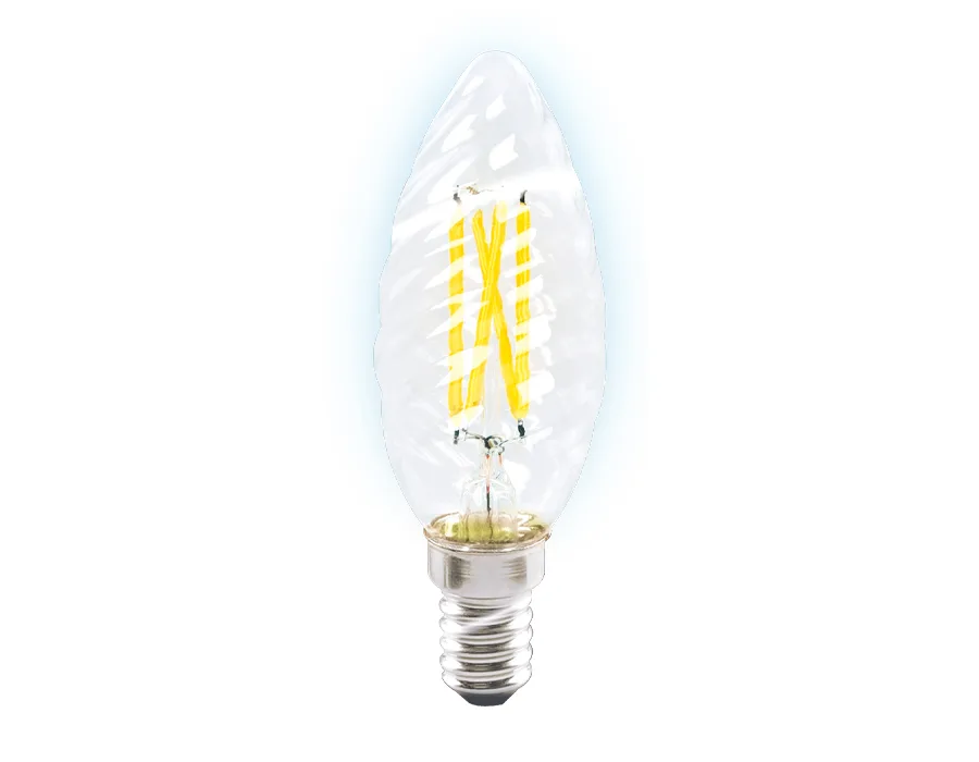 Светодиоднапя лампа филамент свеча C35 E14 6Вт 6400K 270° 202126 Filament LED C35 6W E14 6400K (50W) 220-240V Ambrella Light