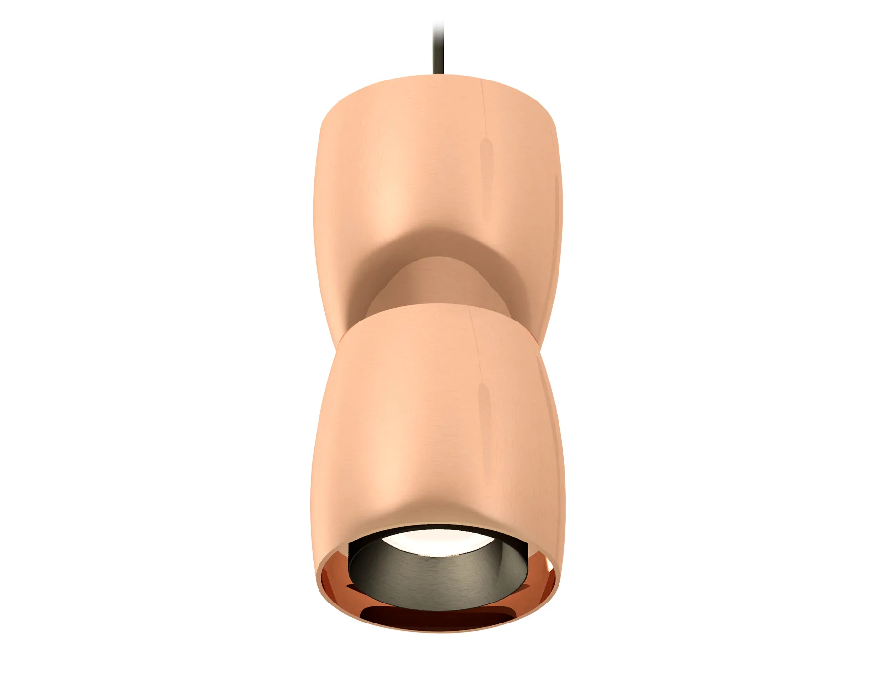 XP1144010 PPG/SBK/PBK золото розовое полированное/черный песок/черный полированный MR16 GU5.3