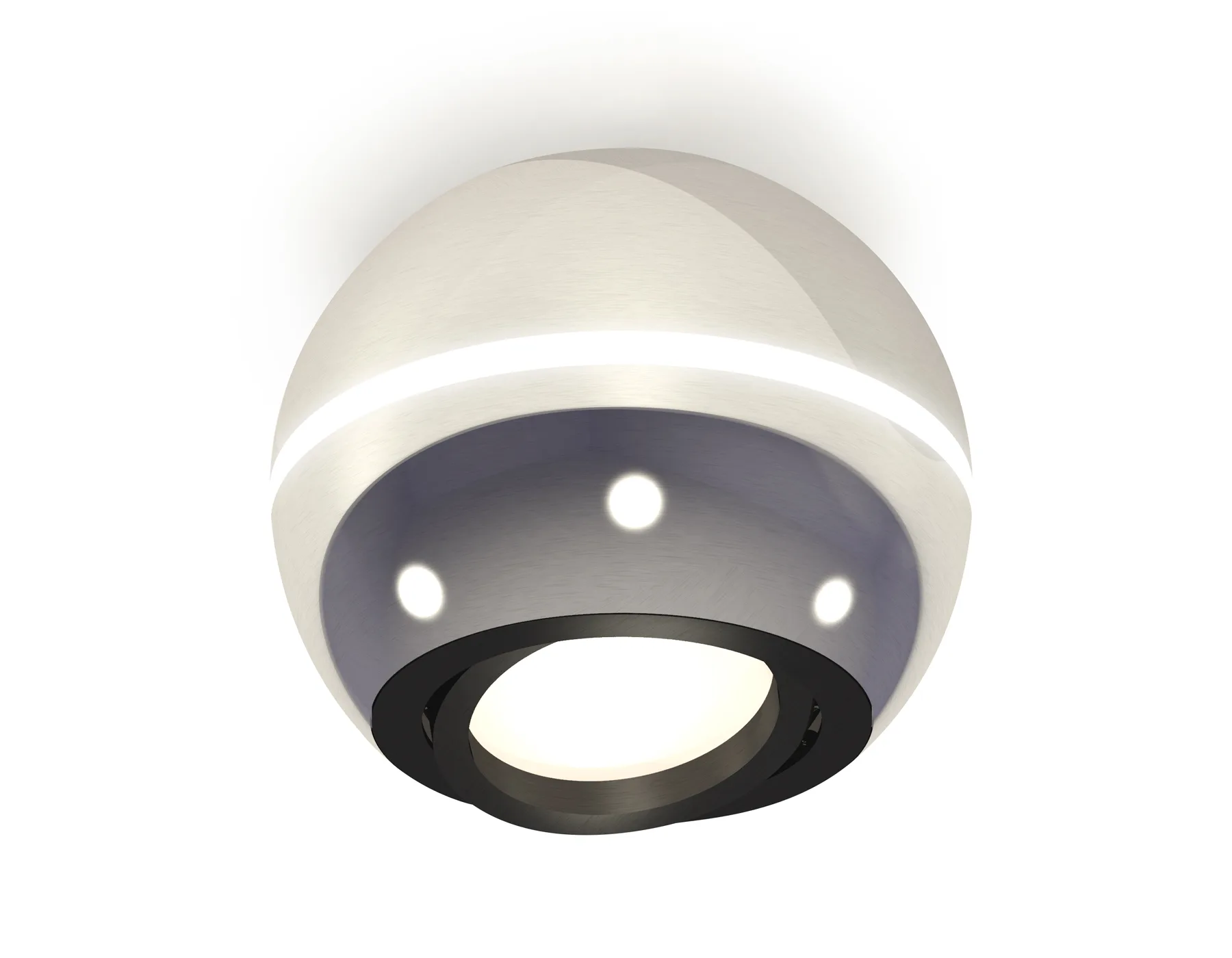 XS1104010 PSL/PBK серебро полированное/черный полированный MR16 GU5.3 LED 3W 4200K (C1104, N7002)