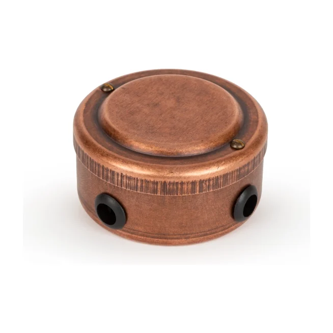 Распределительная коробка ретро D78, Состаренная медь, Vintage Brass 101-3