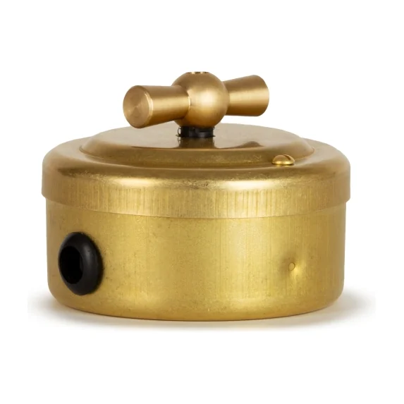 Выключатель поворотный 2кл (четырёхпозиционный) 10А, Золото, Vintage Brass 30201-6